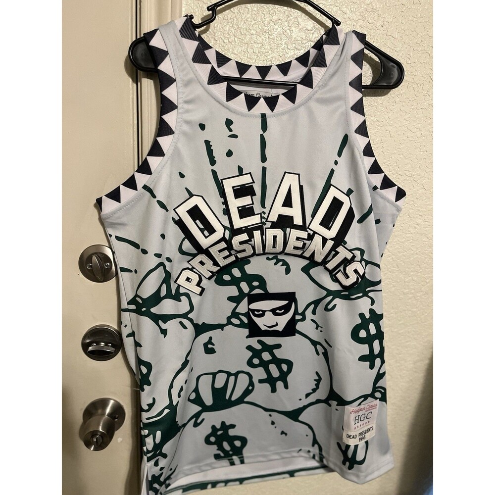Headgear Classic Dead Presidents Jersey Mens Medium Hip Hop Streetwear